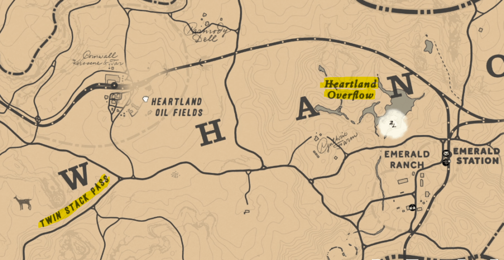 Bison location 2 rdr2